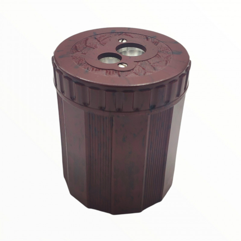 Double taille-crayon bordeaux