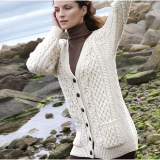 Cream Irish cardigan