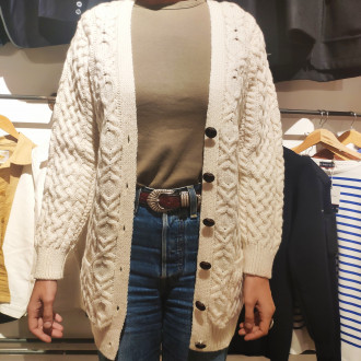 Cream Irish cardigan