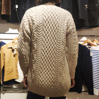 Cream Irish cardigan