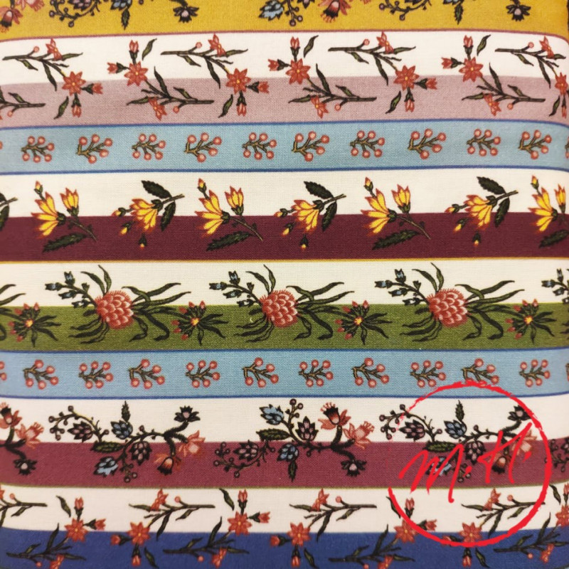 Tissu au mètre toile de jouy coquecigrues