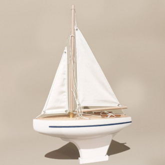Wooden sailboat large model