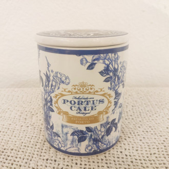 Candle in blue and gold box