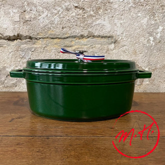 Cocotte en fonte Vert Basilic