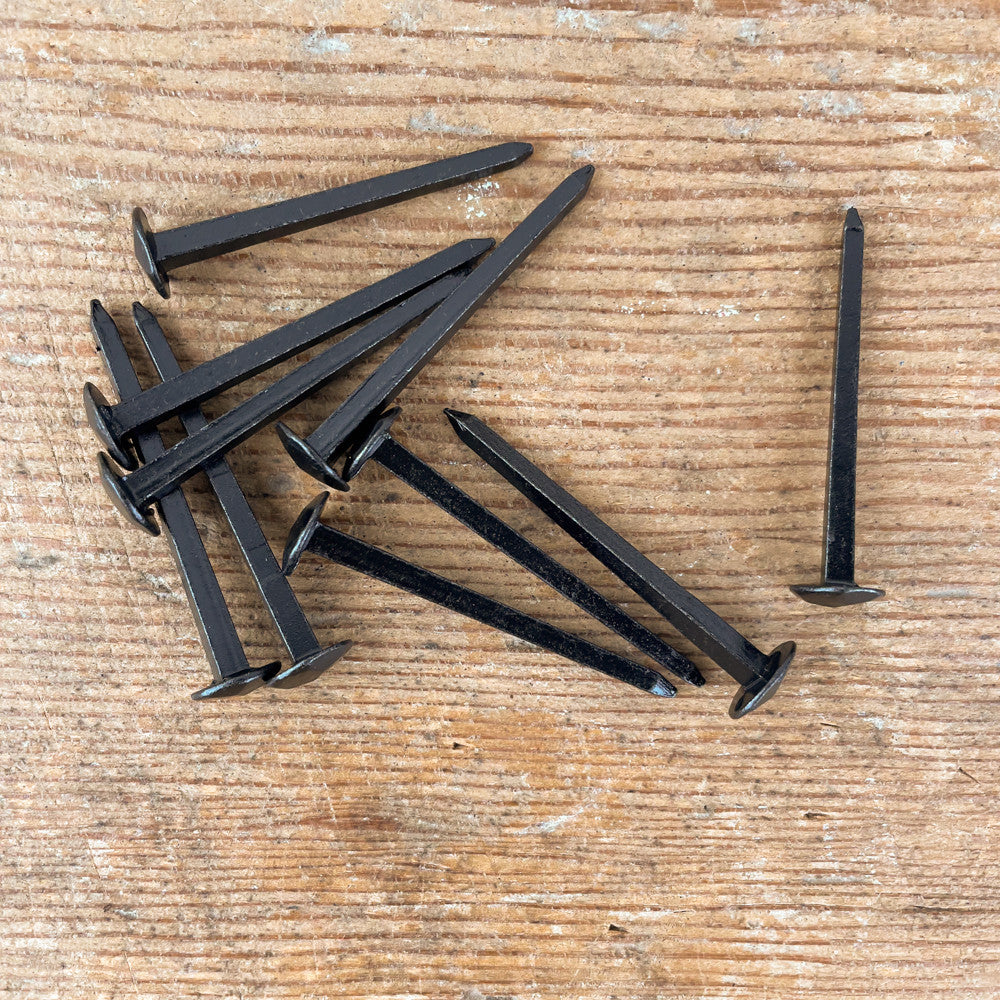 10 clous forgés Marinier à tête martelée 60mm