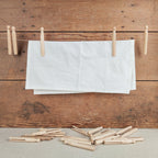 Wooden windproof clothes pegs