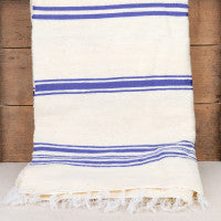 Striped wool blanket