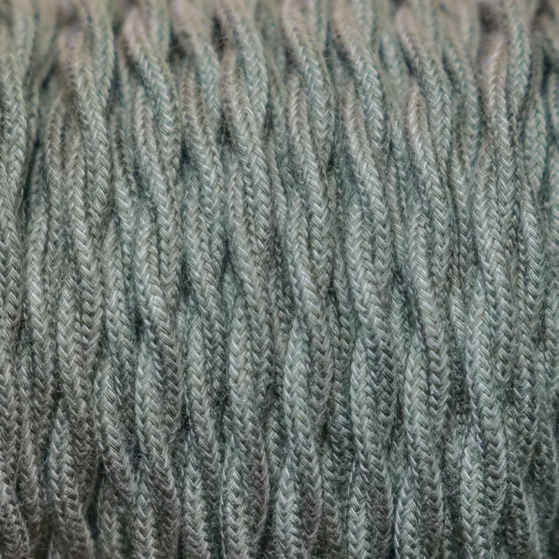 Sage green twisted lighting cable