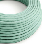 Round lighting cable, sea green