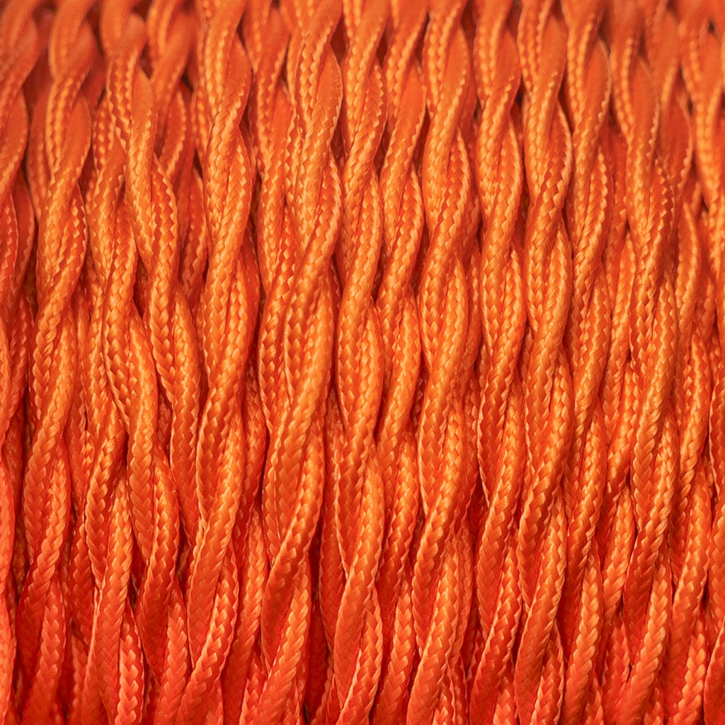 Twisted lighting cable, orange