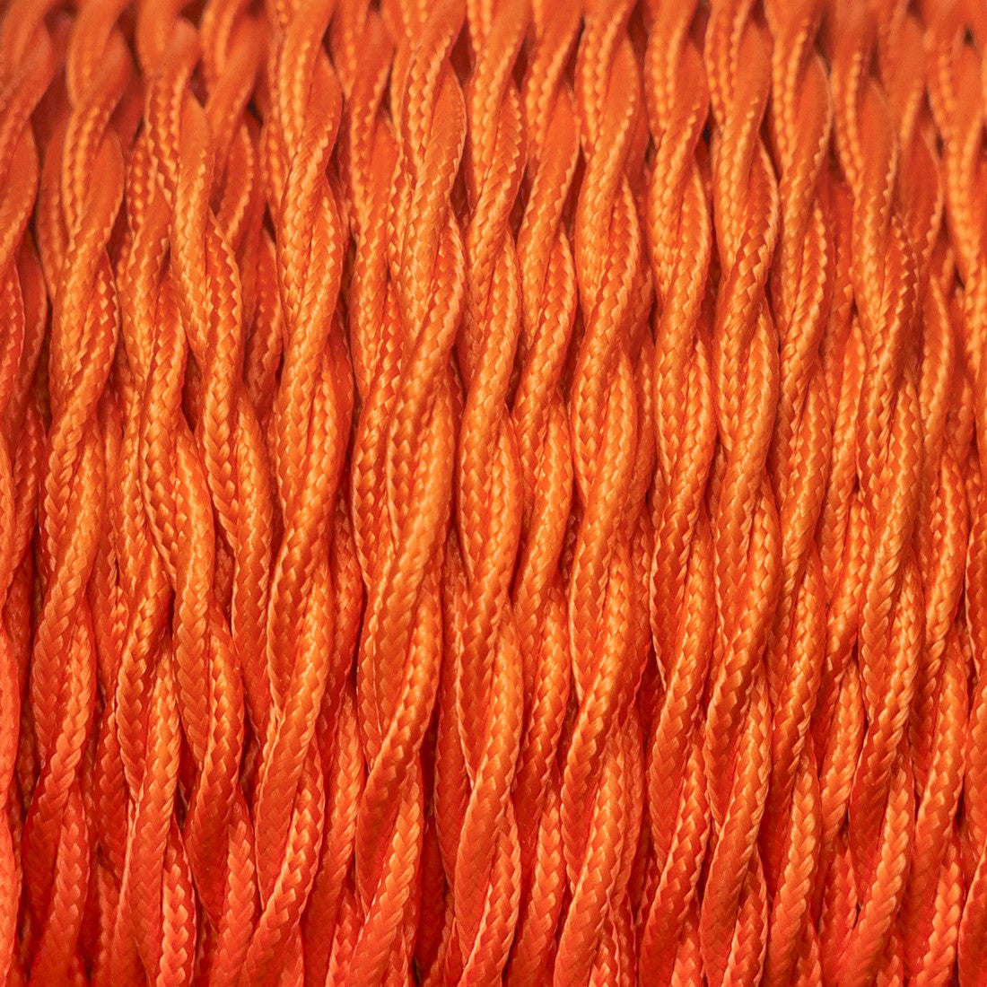 Twisted lighting cable, orange
