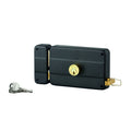 Horizontal pull-type rim lock