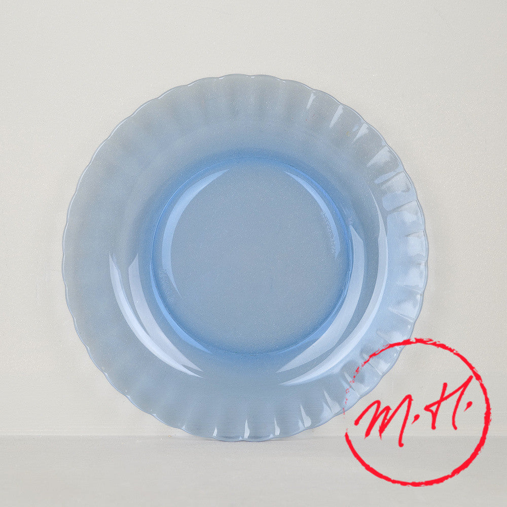 Set of 6 Picardie dinner plates, Duralex - Navy
