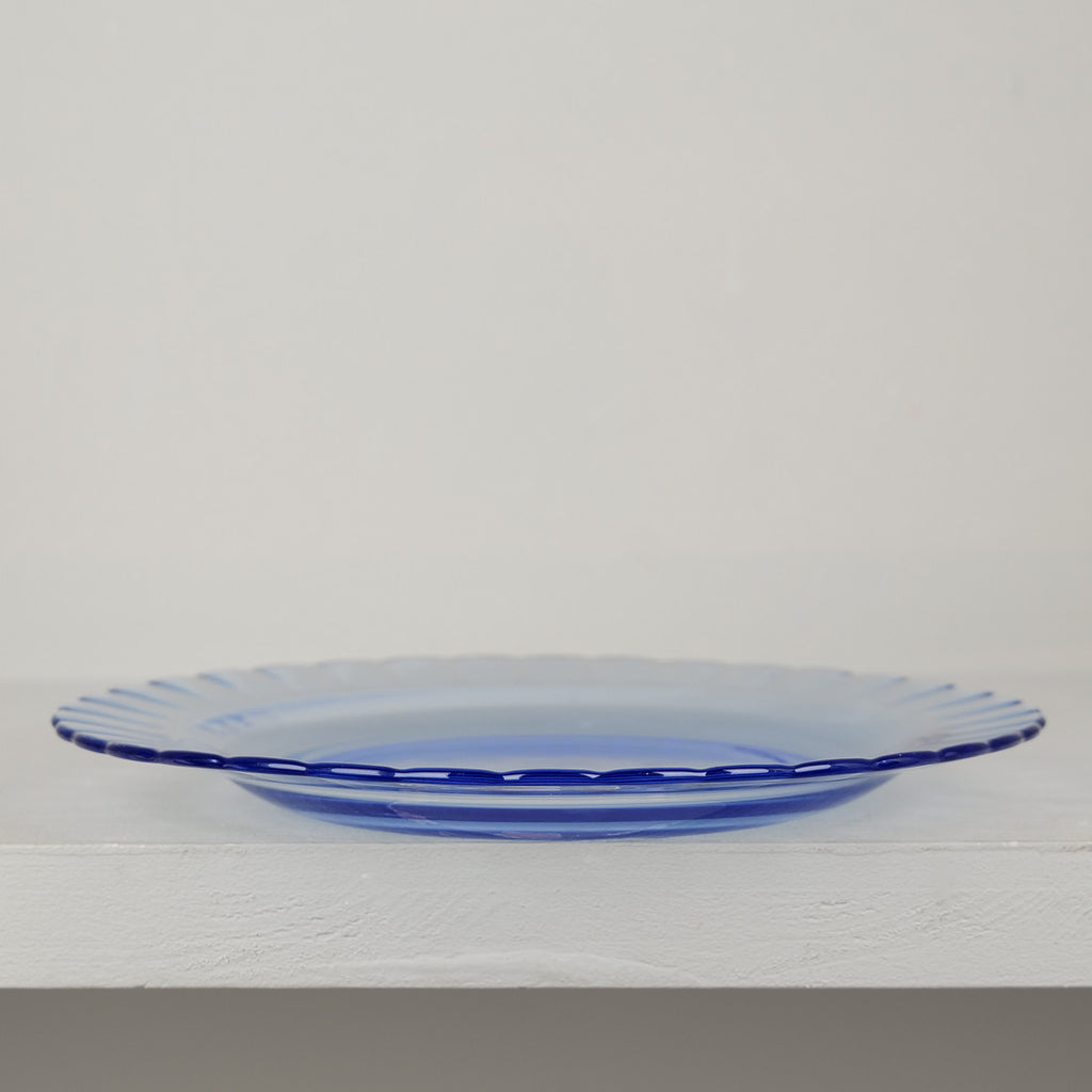 Set of 6 Picardie dinner plates, Duralex - Navy