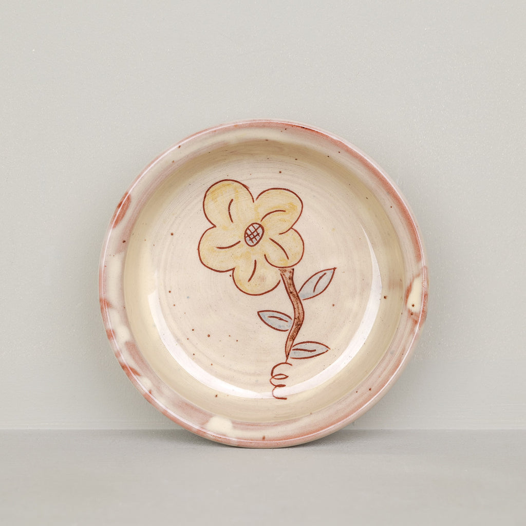 Nail-decorated siéton bowl