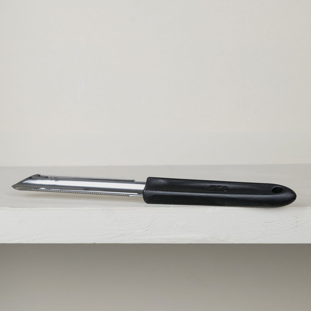 Stainless steel courgette corer