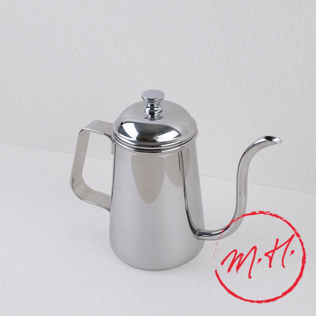 Stainless steel oil cruet with fine spout