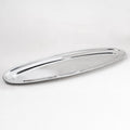 Stainless steel oval platter 70cm