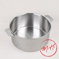 Mutine stainless steel stockpot, removable handle, induction