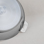 Mutine stainless steel frying pan with removable handle, induction