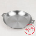 Mutine stainless steel frying pan with removable handle, induction