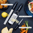 Peeler/Zester/Extra coarse grater set