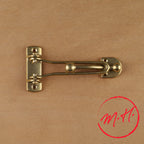 Roma door security hook in polished brass