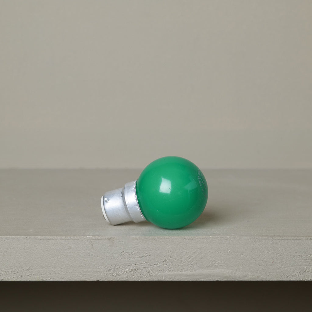 Coloured bulb for outdoor string lights