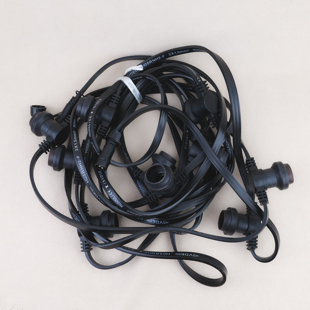 Outdoor festoon lights, 10 metres
