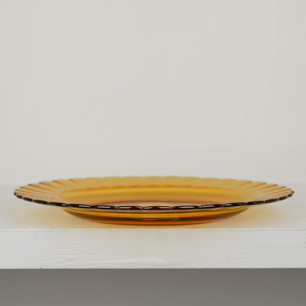Set of 6 Picardie dinner plates, Duralex - Vermeil