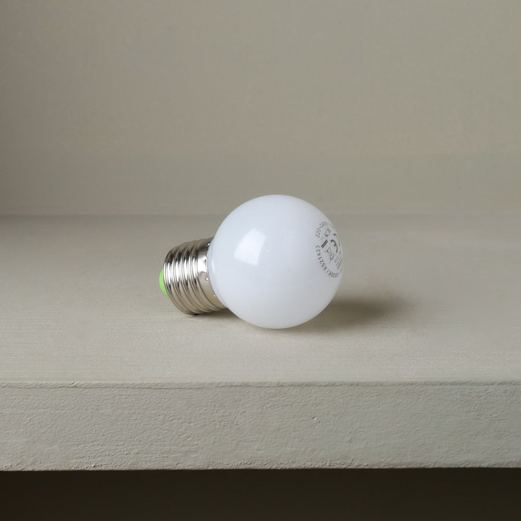 Coloured bulb for outdoor string lights