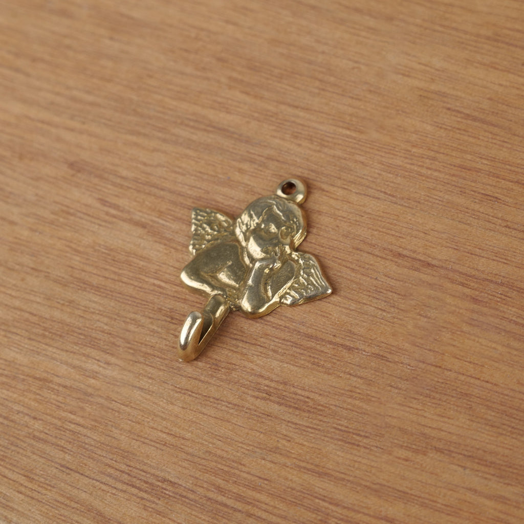 Brass cherub hook