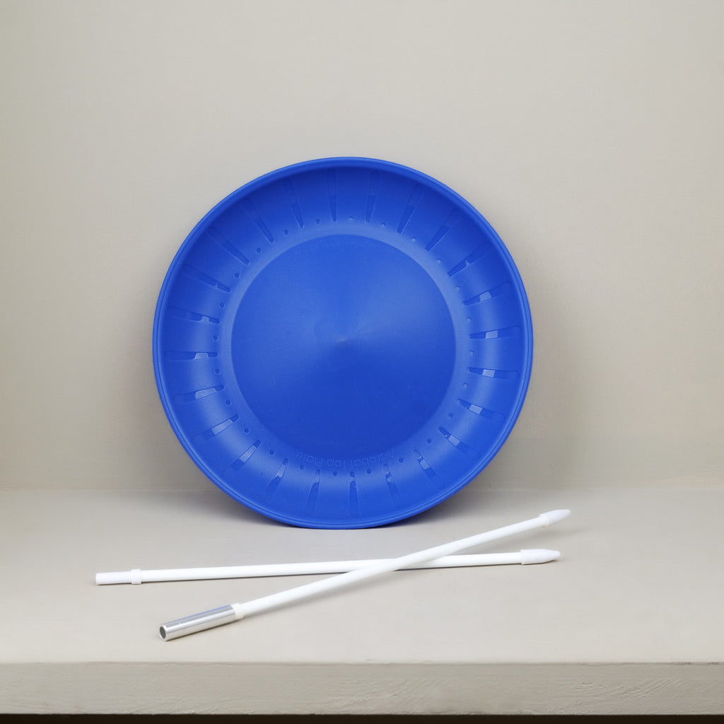 Spinning plate and stick