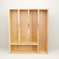 Wooden cutlery tray