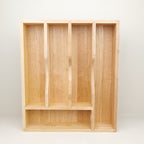 Wooden cutlery tray