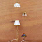 Miniature electrical kit, lamps and power strip