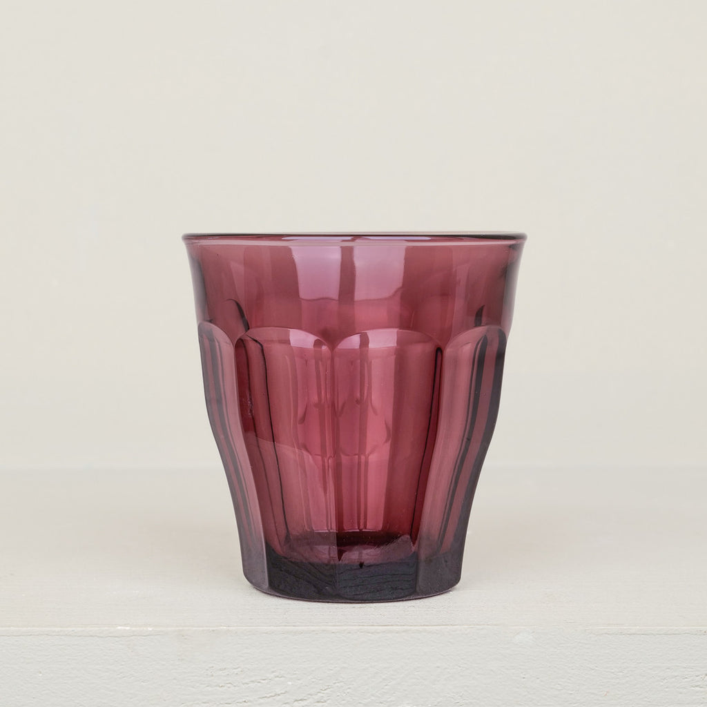 Set of 4 Picardie 25 cl plum glasses