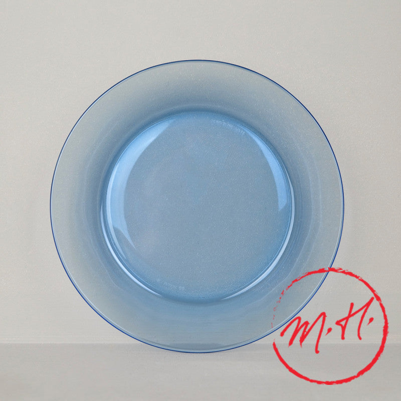 6 blue Duralex dinner plates