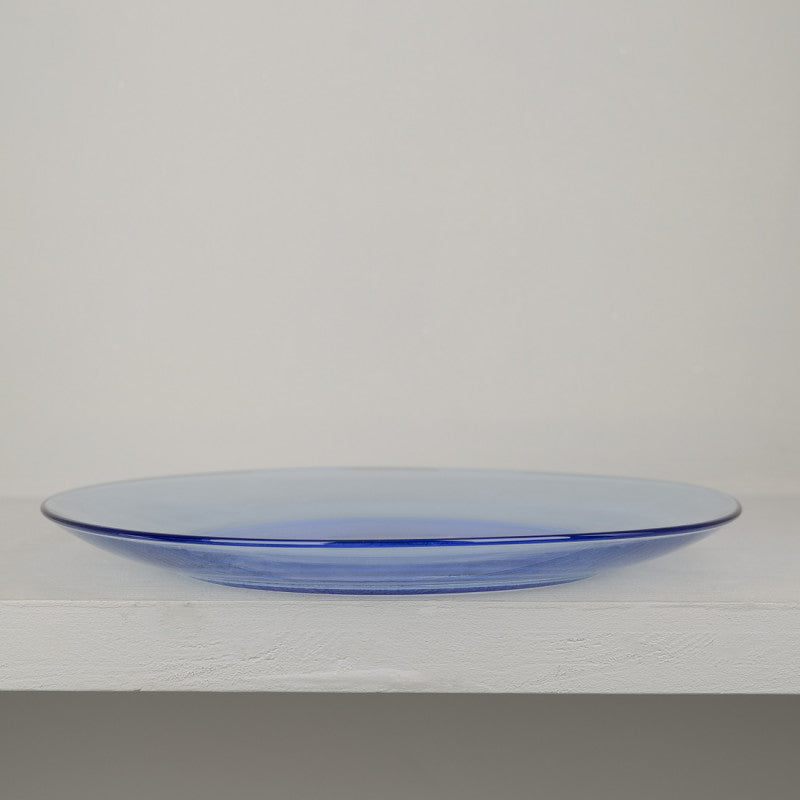 6 blue Duralex dinner plates