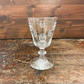 6 crystalline wine glasses Maison Empereur