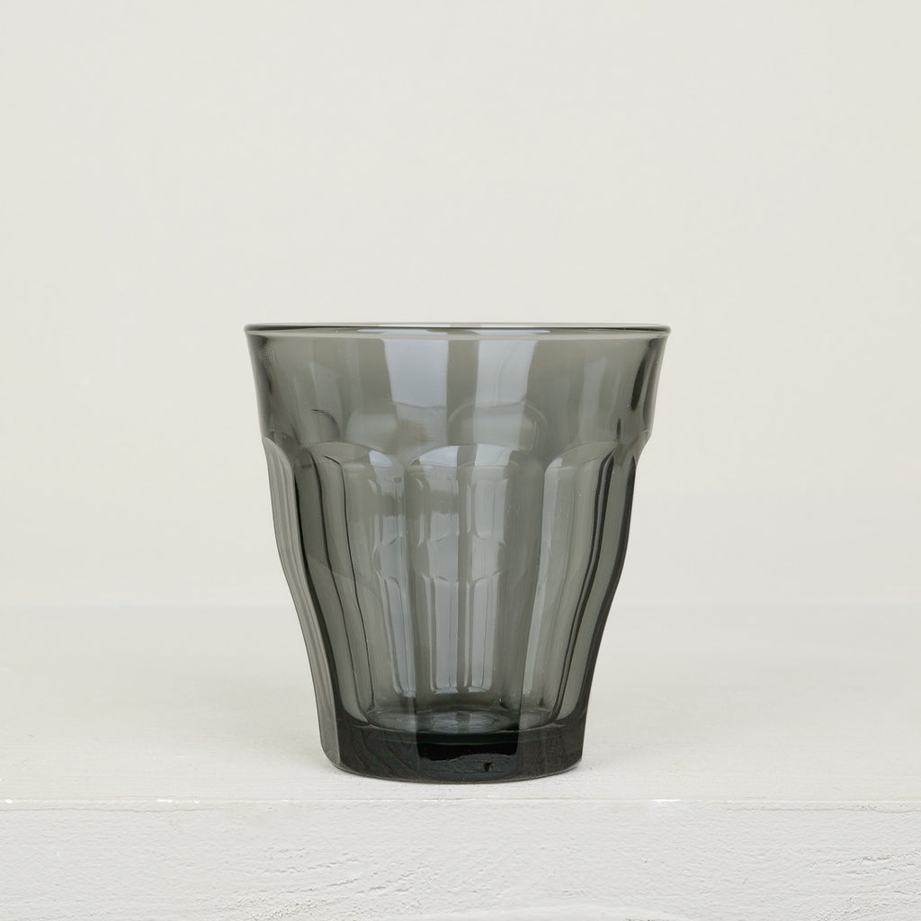 Set of 6 Picardie 25 cl smoked grey glasses