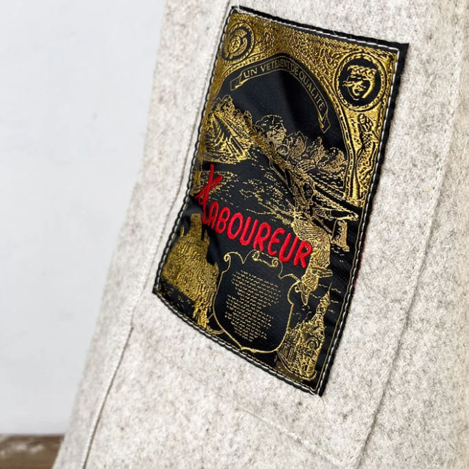 Le Laboureur ecru wool jacket