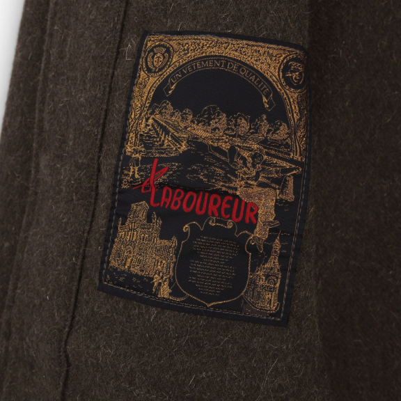 Veste en Laine marron Le Laboureur
