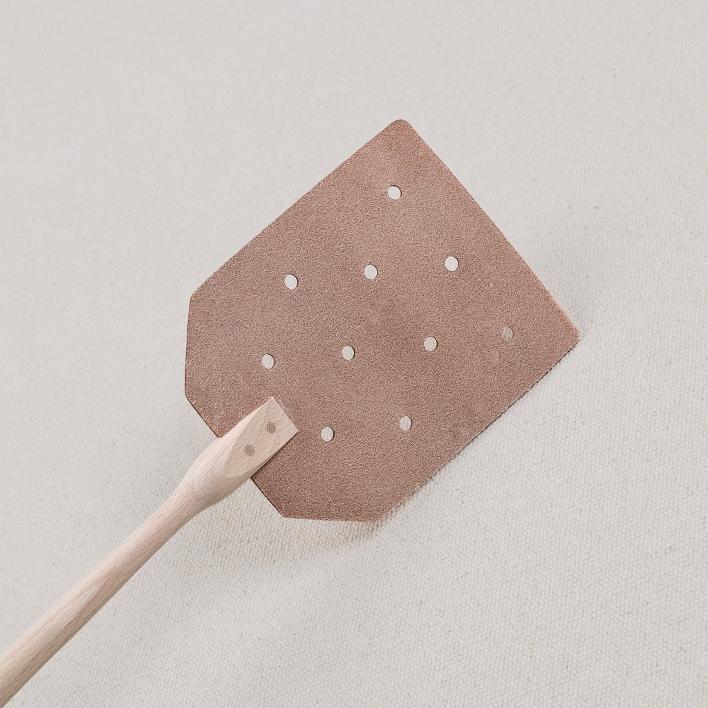 Leather fly swatter