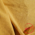 Tissu au mètre lin jaune safran