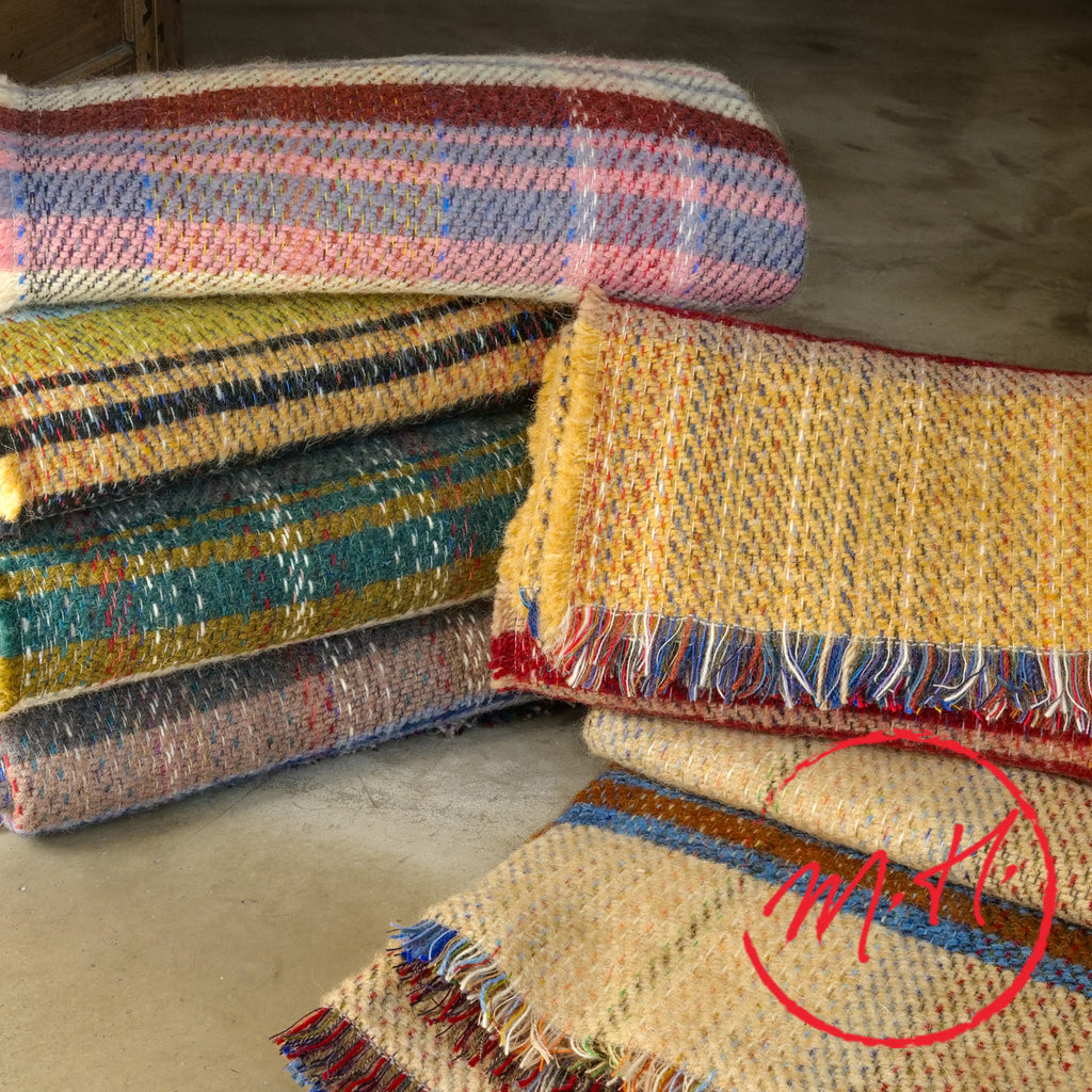 Recycled wool blanket