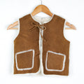 Gilet de berger en peau d'agneau