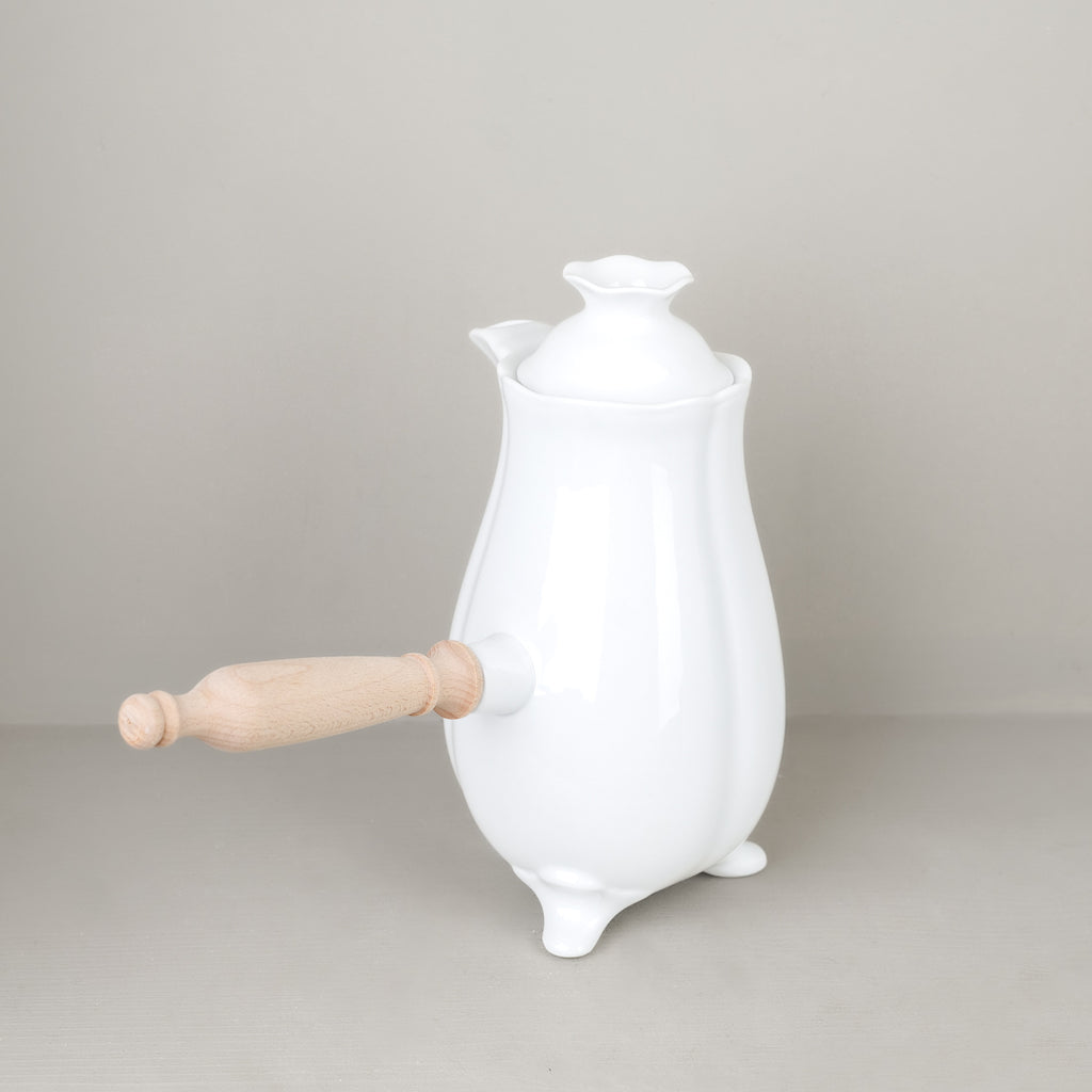 Chocolatière en porcelaine