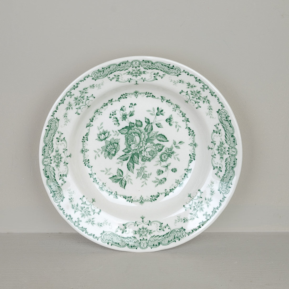 Assiette à soupe décor floral Ø23cm