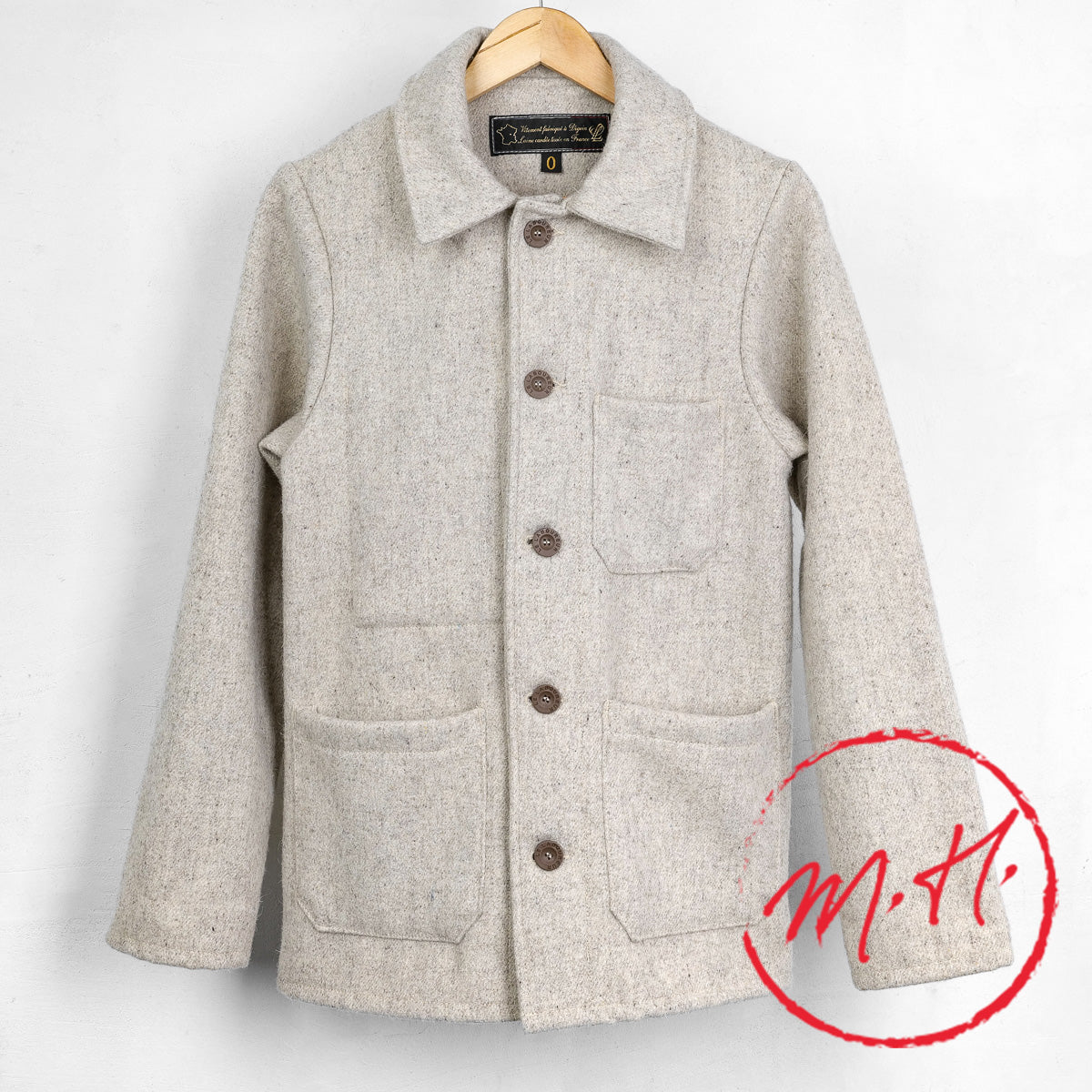 Le Laboureur ecru wool jacket